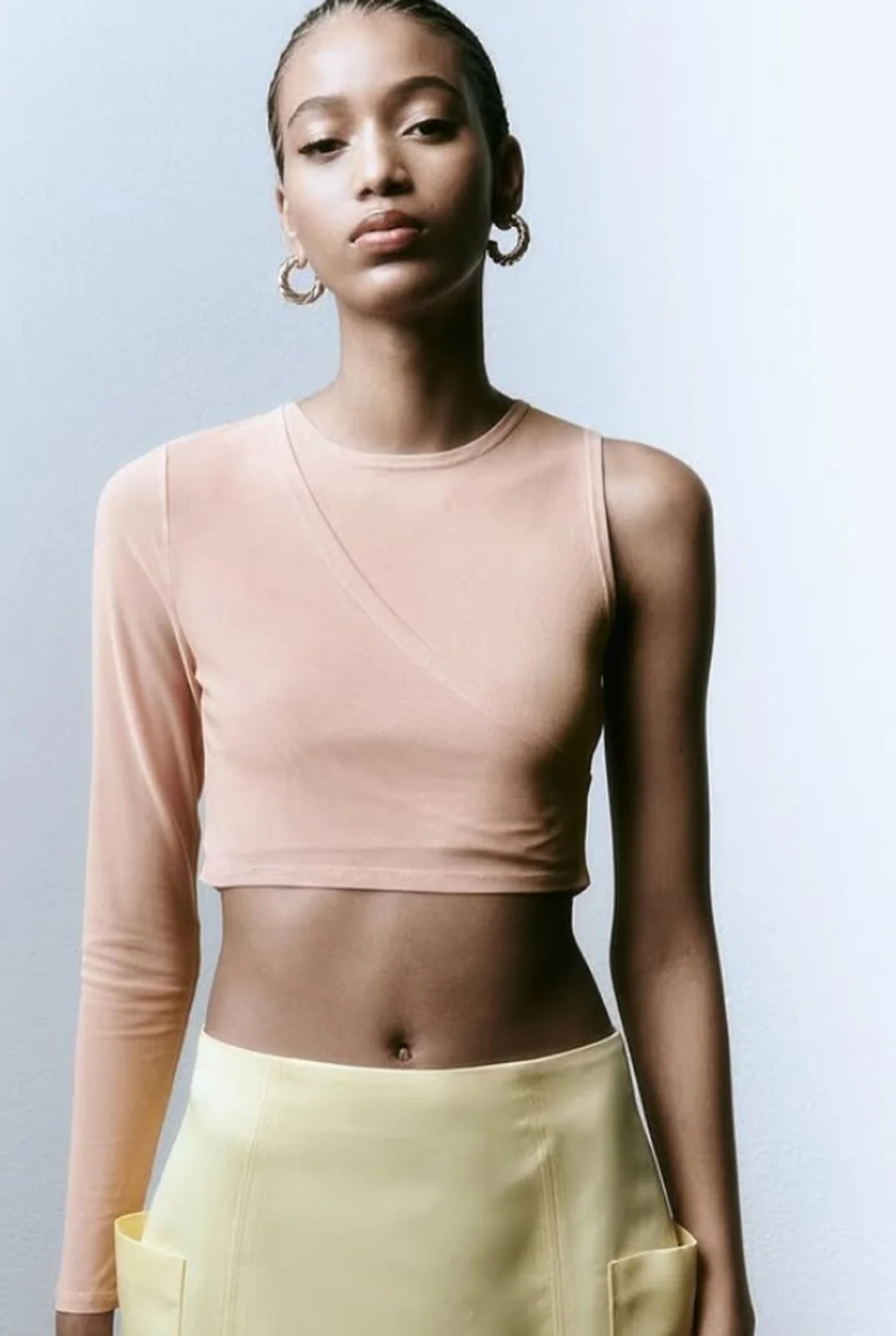 Zara pink top