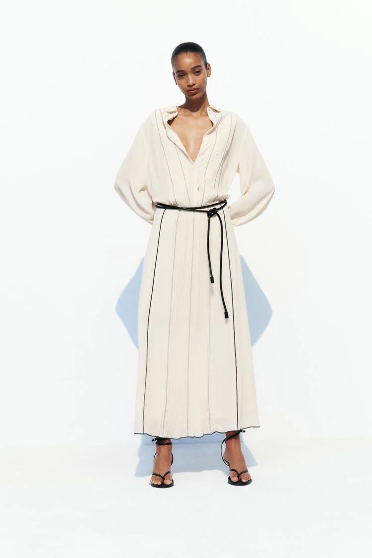 Zara beige skirt