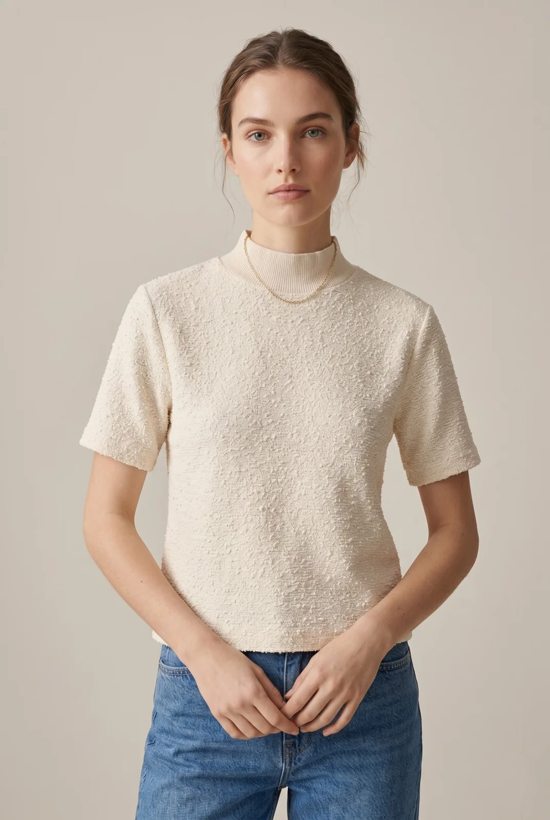 Zara beige shirt