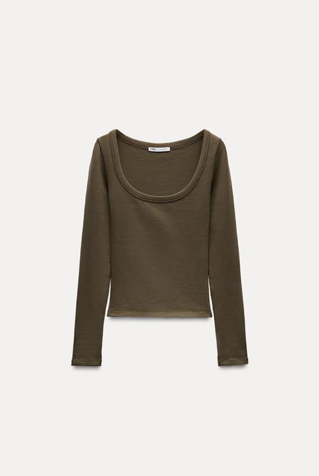 Zara ribbed tshirt